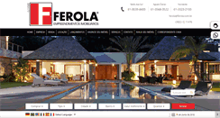 Desktop Screenshot of ferola.com.br