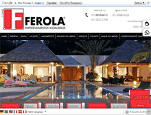 Tablet Screenshot of ferola.com.br